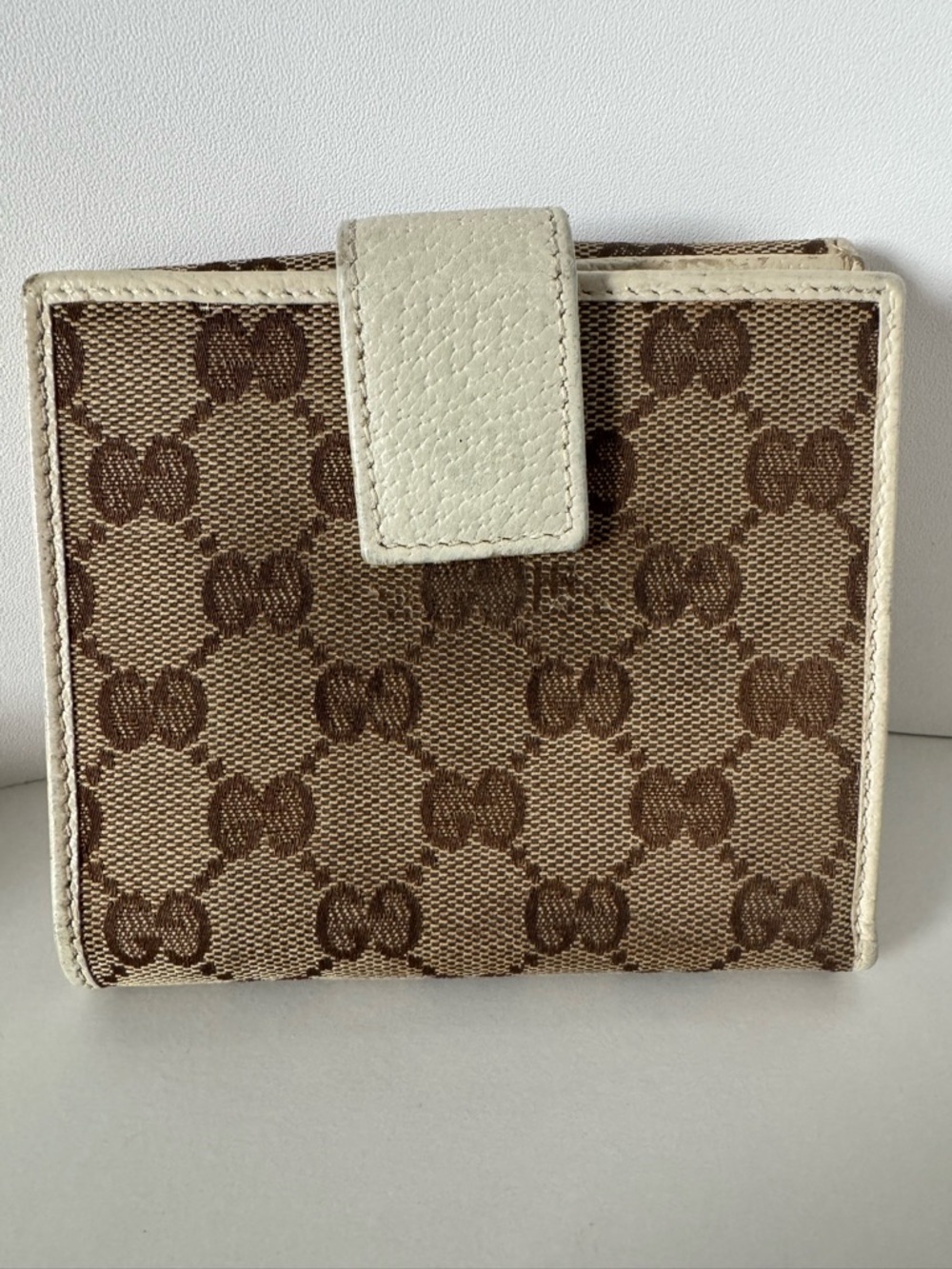 Gucci Compact Princy Wallet with Sherry Line Ribbon Bow GG monogram canvas - Picture 3 of 12